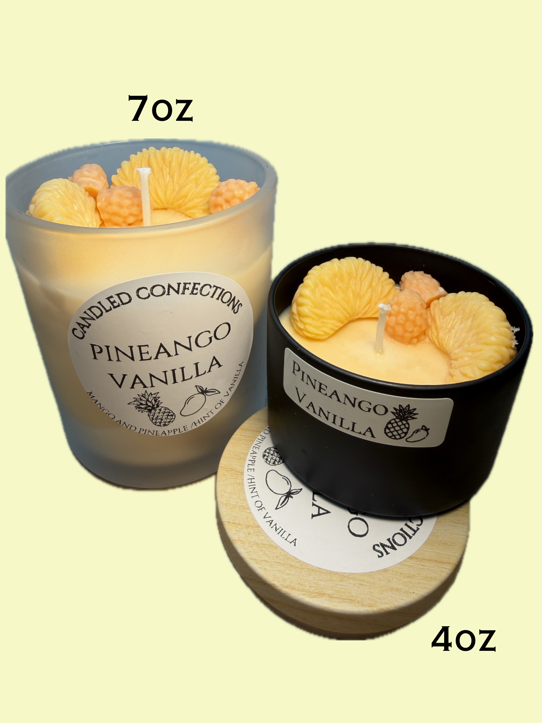 Pineango Vanilla 4oz Candle